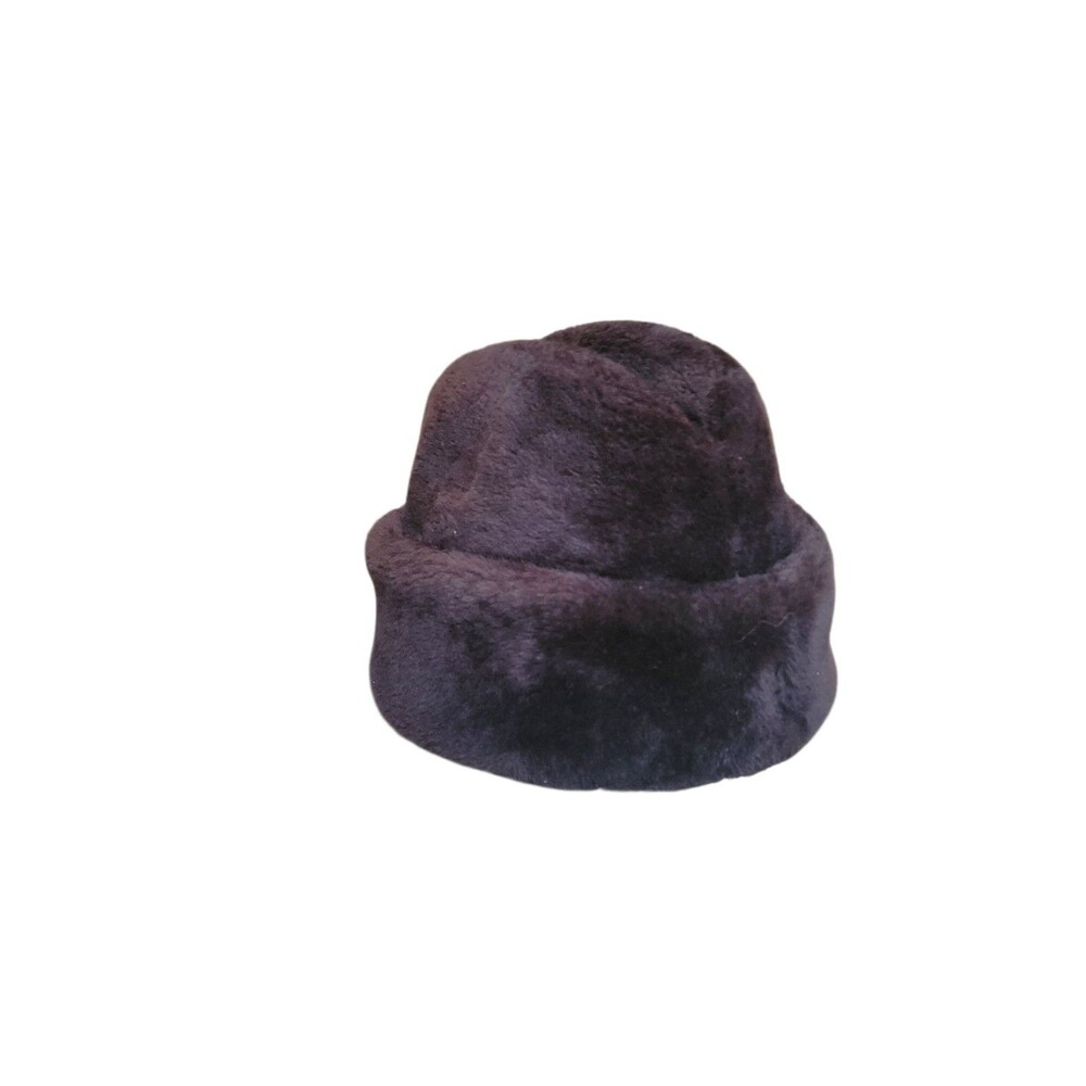 Vintage Seifter Associates, Inc Crossack Hat Brown Faux Fur Medium